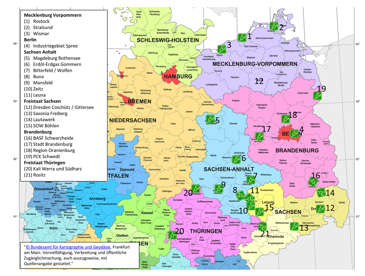 Ökologische Großprojekte in den neuen Bundesländern