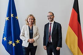 Steffi Lemke und Sebastian Unger