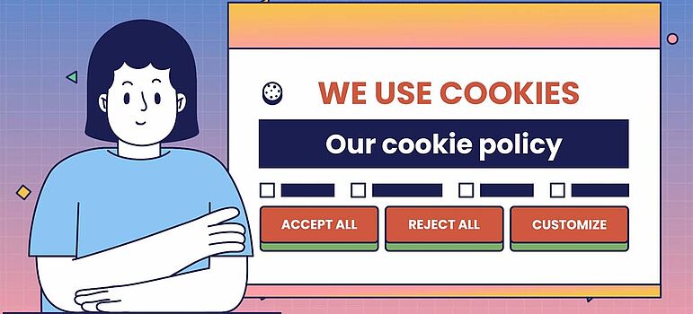 We use cookies. Our cookie policy. Accept all, reject all oder customize.