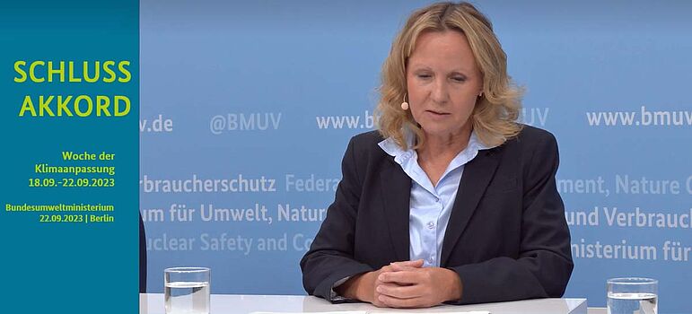 Gesprächsrunde mit Steffi Lemke zum Abschluss der Woche der Klimaanpassung Gesprächsrunde mit Steffi Lemke