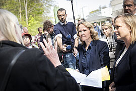 Steffi Lemke im Bergwerk Asse 