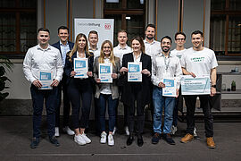 Die Gewinner-Teams: Gruppenfoto