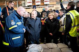 Olaf Scholz und Steffi Lemke