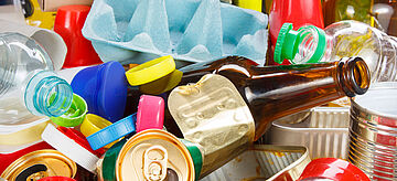 Eine größere Ansammlung an Abfallprodukten