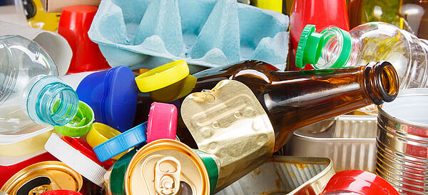 Eine größere Ansammlung an Abfallprodukten