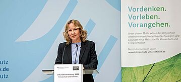 Bundesumweltministerin Lemke zeichnet zehn Klimaschutz-Unternehmen aus