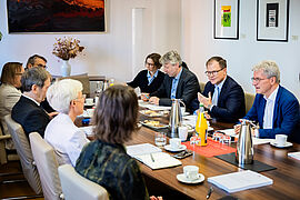 Sitzung der Expertenrats für Klimafragen mit Bundesumweltminister Carsten Schneider.
