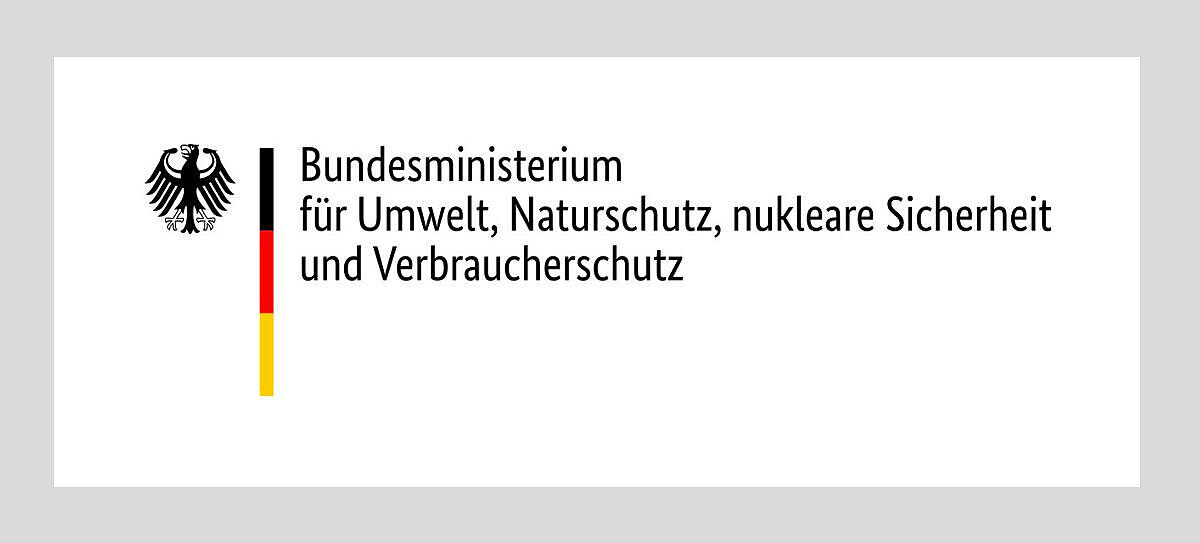 So sieht das gültige Logo des Bundes-Ministerium für Umwelt, Natur-Schutz, nukleare-Sicherheit und Verbraucher-Schutz aus