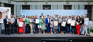 Die Gewinnerinnen und Gewinner des Wettbewerbs Nachhaltige Reiseziele