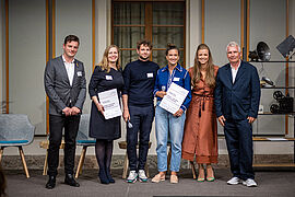 Steffi Lemke überreicht Eisvogel-Preis