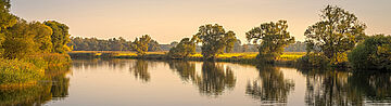 Fluss Havel bei Sonnenuntergang