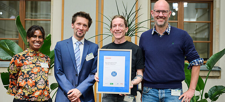 Green IT-Fachtagung - Blauer Engel Gruppenfoto der Gewinner