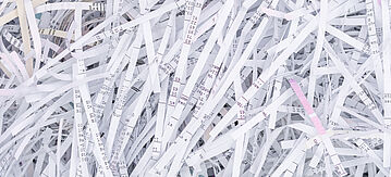 Geschreddertes Papier