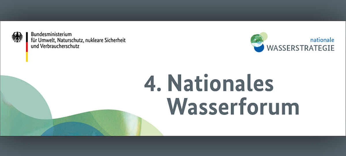 Logo des 4. Nationalen Wasserforums
