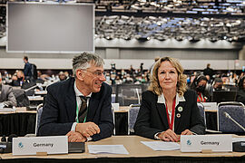 Staatssekretär Stefan Tidow und Bundesumweltministerin Steffi Lemke