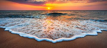 Sonnenuntergang am Strand