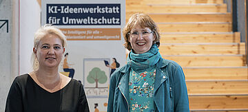 Staatssekretärin Dr. Christiane Rohleder und Corinna Enders, Geschäftsführerin der ZUG gGmbH
