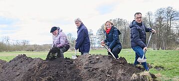 Spatenstich zur Moorvernässung in Angermünde