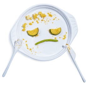 Einweg Plastikteller