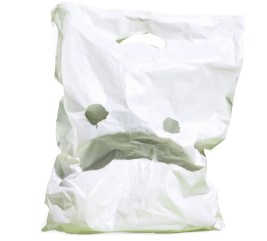Einweg-Plastiktüte